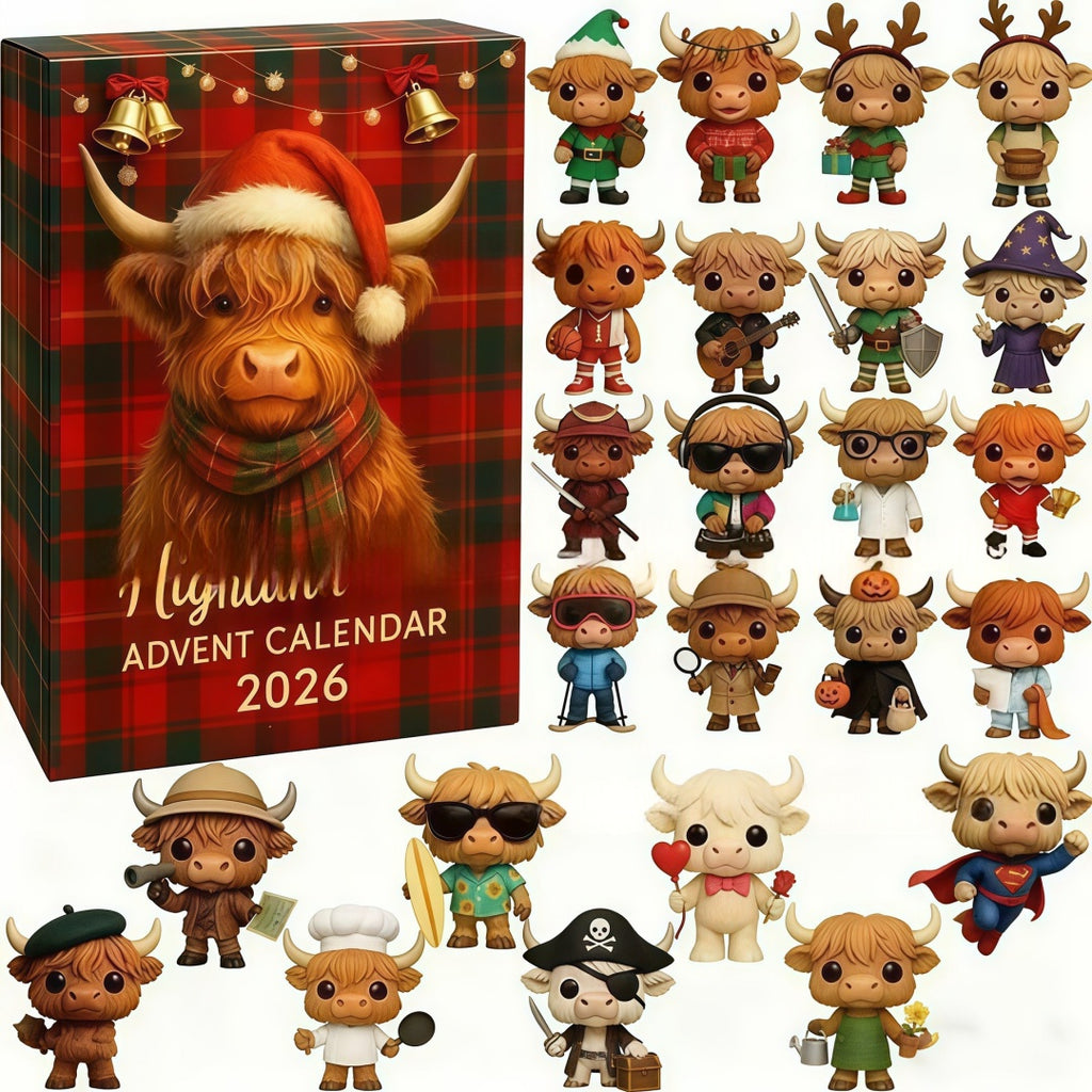 3D Highland Cow Adventskalender – Bild 16 | LuxeStyle