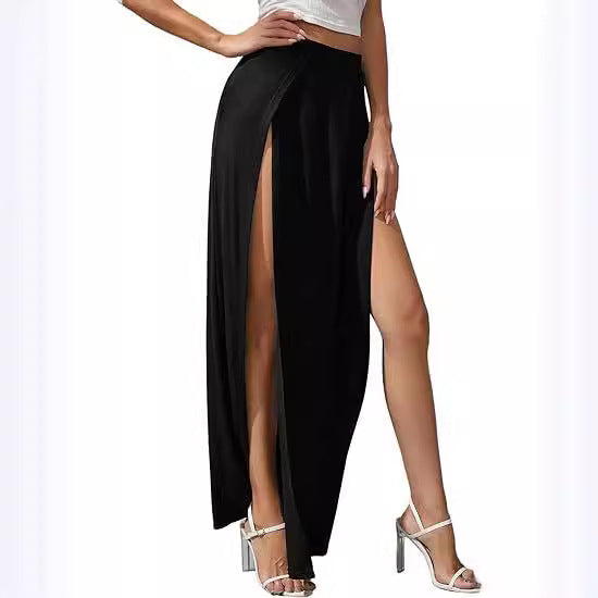 Langes A-Linien Abendkleid aus Modal – Ansicht 4