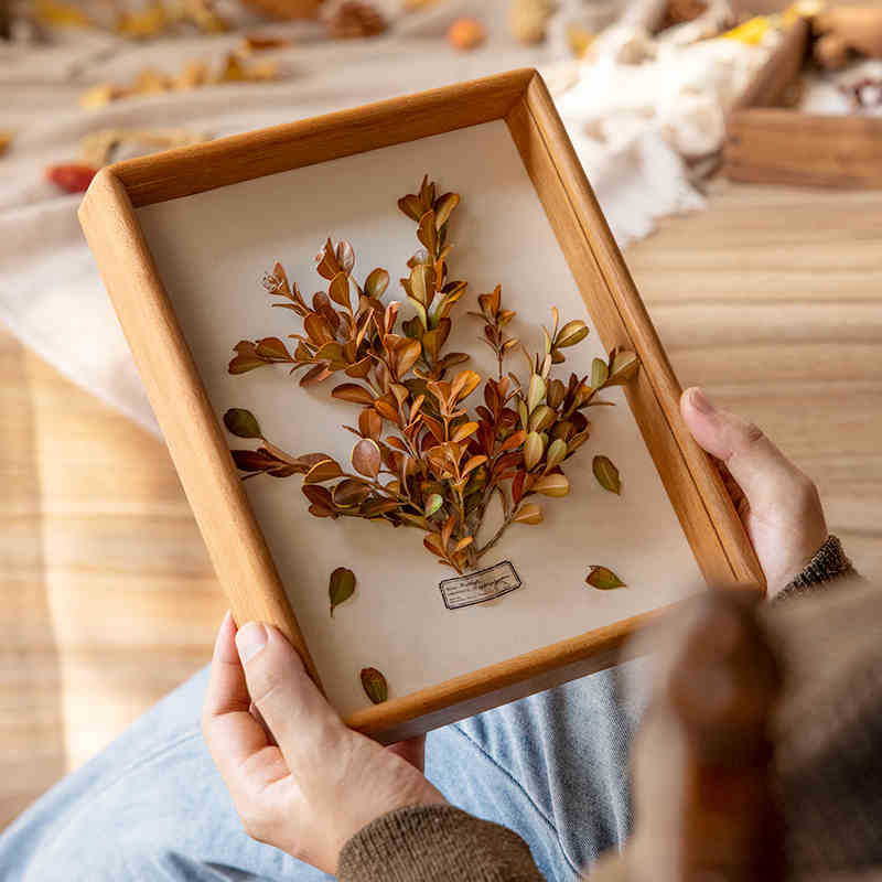 Holz-Fotorahmen aus schwarzer Walnuss, rechteckig – Bild 2 | LuxeStyle