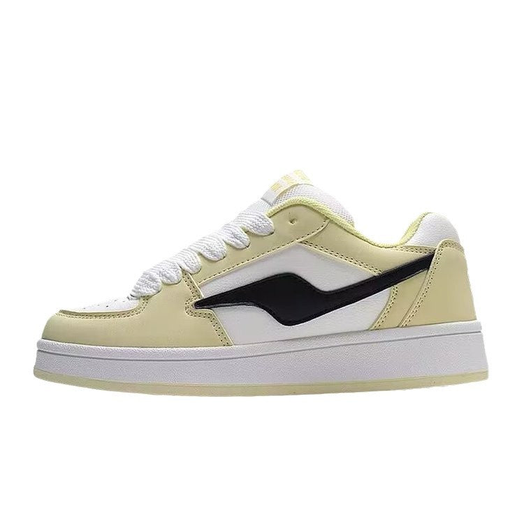 Dopamine Color Matching Preppy Style Damen Board Schuhe