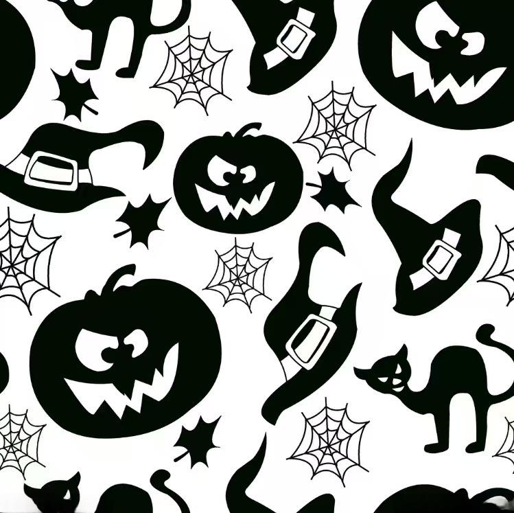 Kuscheldecke mit Halloween-Print