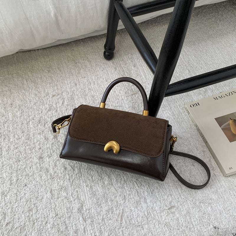 Henkeltasche «Lune» · Top-Handle mit Gold-Clip, Crossbody – LuxeStyle