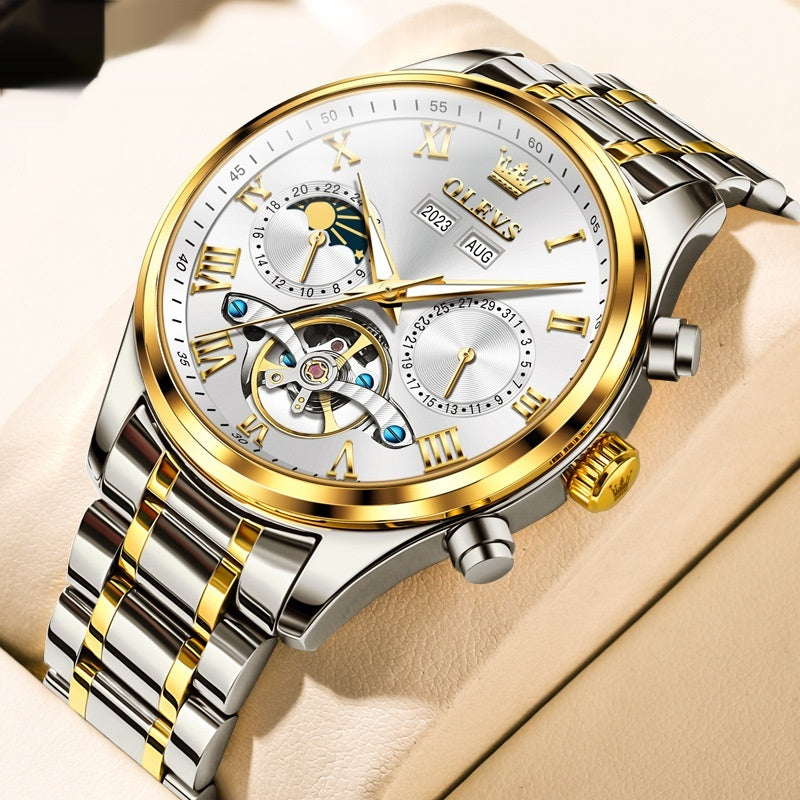 Herren Business Uhr Edelstahl