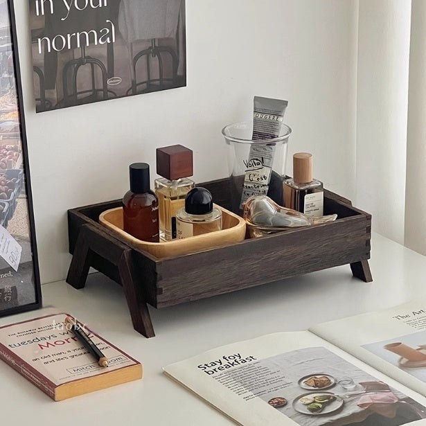Rechteckiges Holz-Aufbewahrungstablett – Bild 5 | LuxeStyle