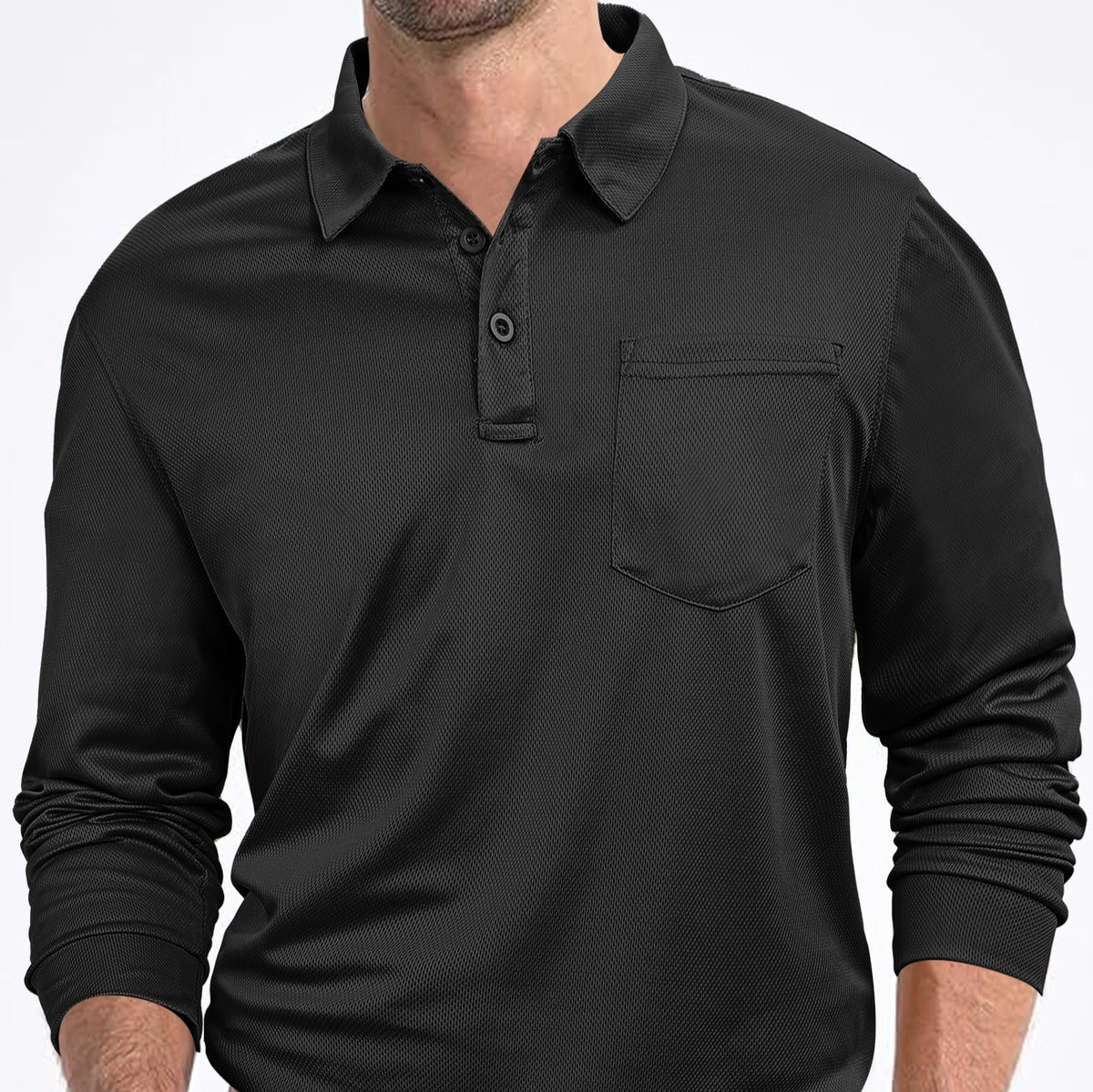 Herren Langarmhemd Casual Loose Fit – Bild 4 | LuxeStyle