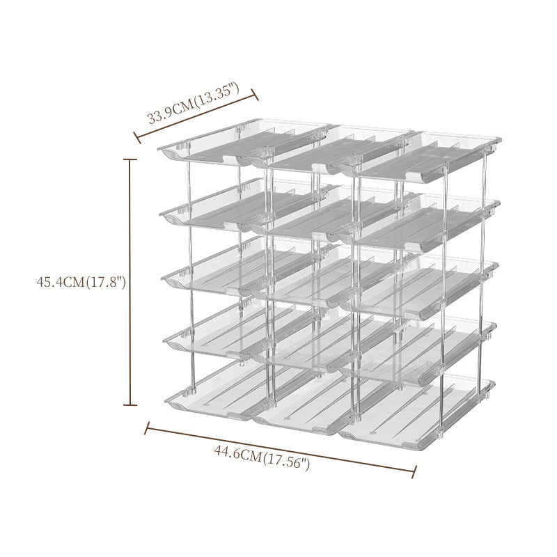 Stapelbares Dosenregal, transparent – Bild 2 | LuxeStyle