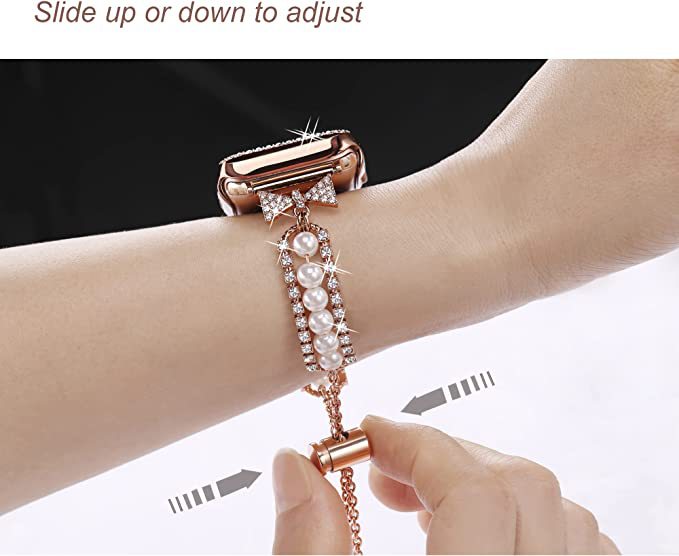 Smartwatch Armband mit Perlen – Bild 8 | LuxeStyle