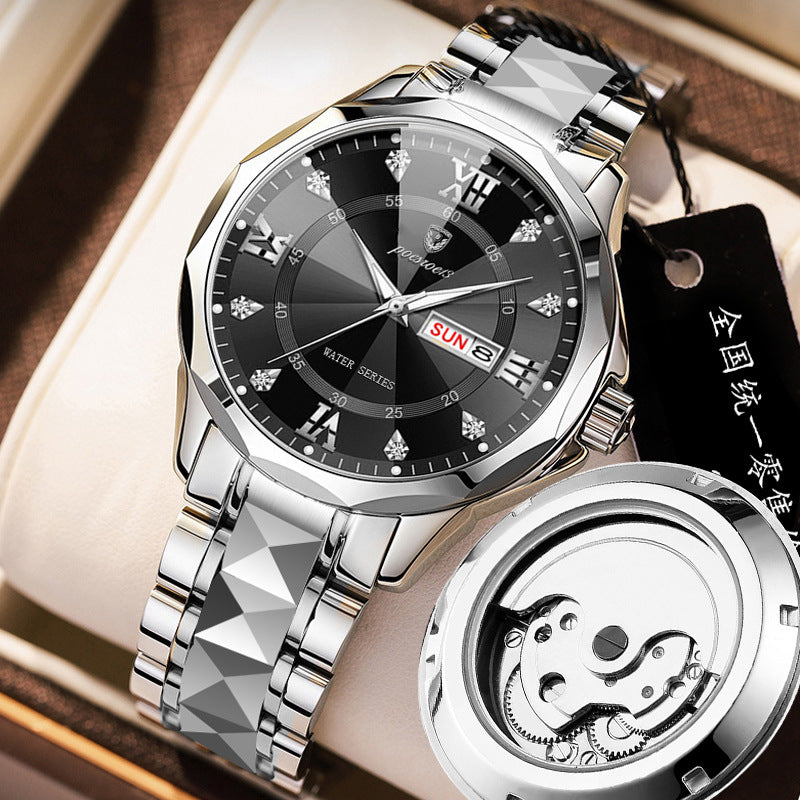 Mechanische Skelett-Uhr für Herren