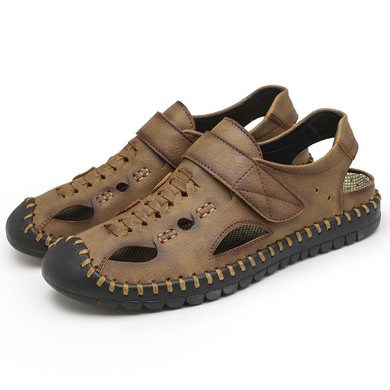 Outdoor-Leder-Sandalen
