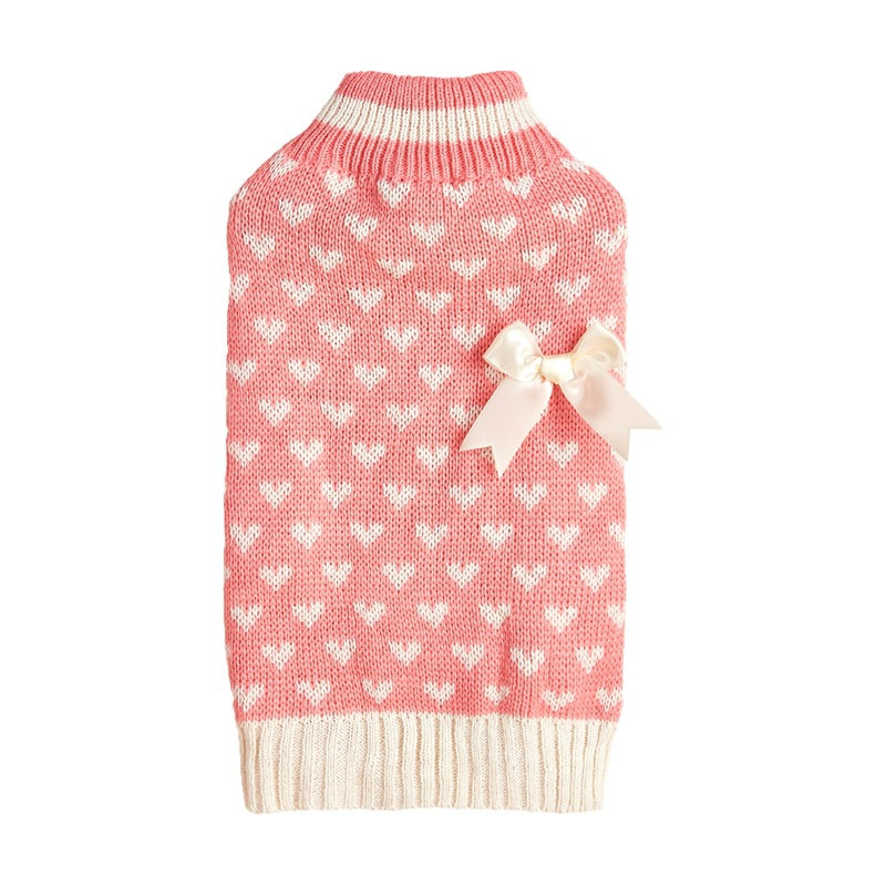 Hunde-Sweater mit Herz- und Schleifendesign – Bild 9 | LuxeStyle
