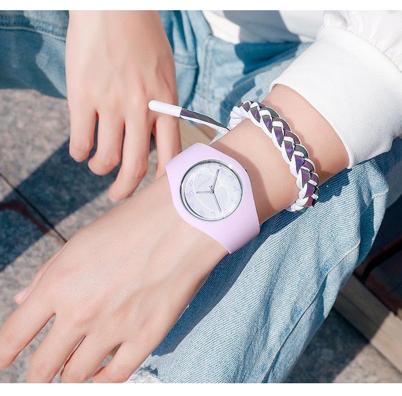 Simple Temperament Jelly Color Silikonuhr – Bild 3 | LuxeStyle