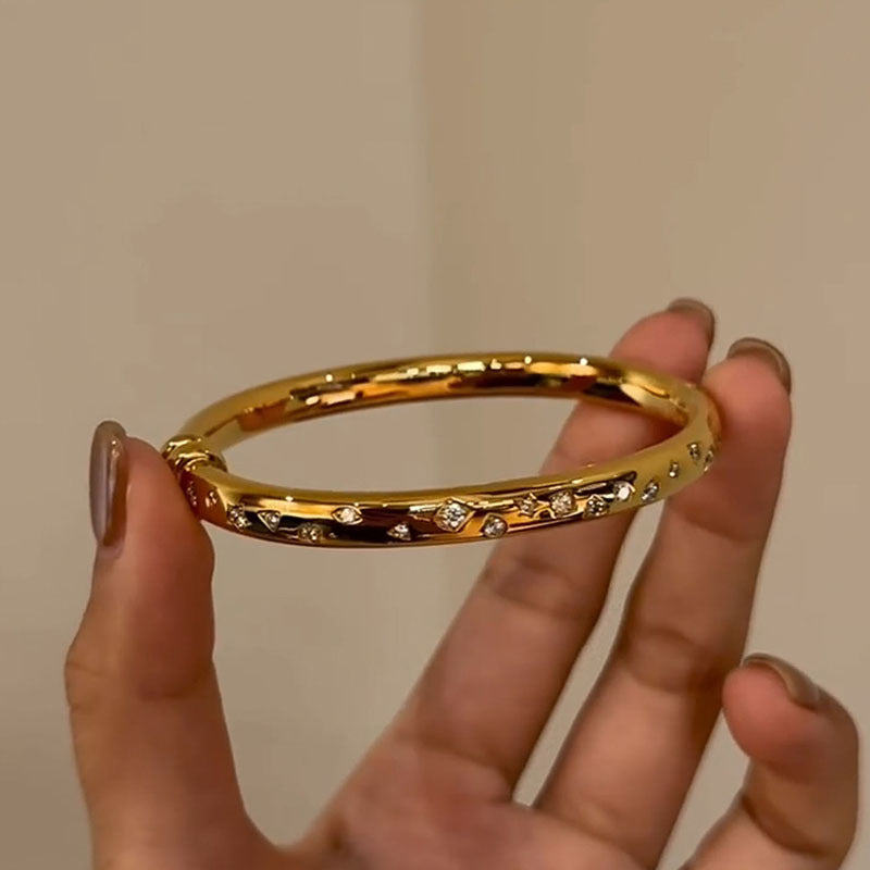 Glänzendes Vintage Armband mit Zirkonia – Bild 3 | LuxeStyle