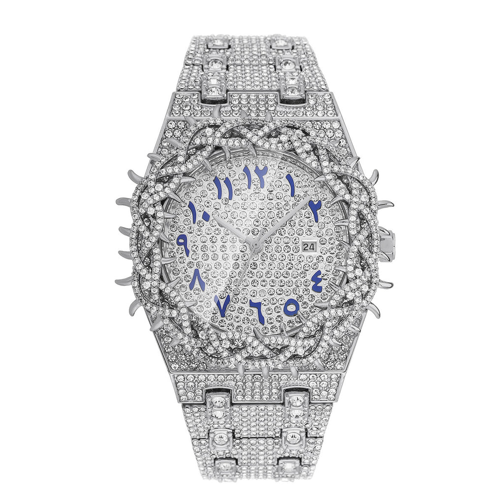 Mesh-Design Quarz Uhr