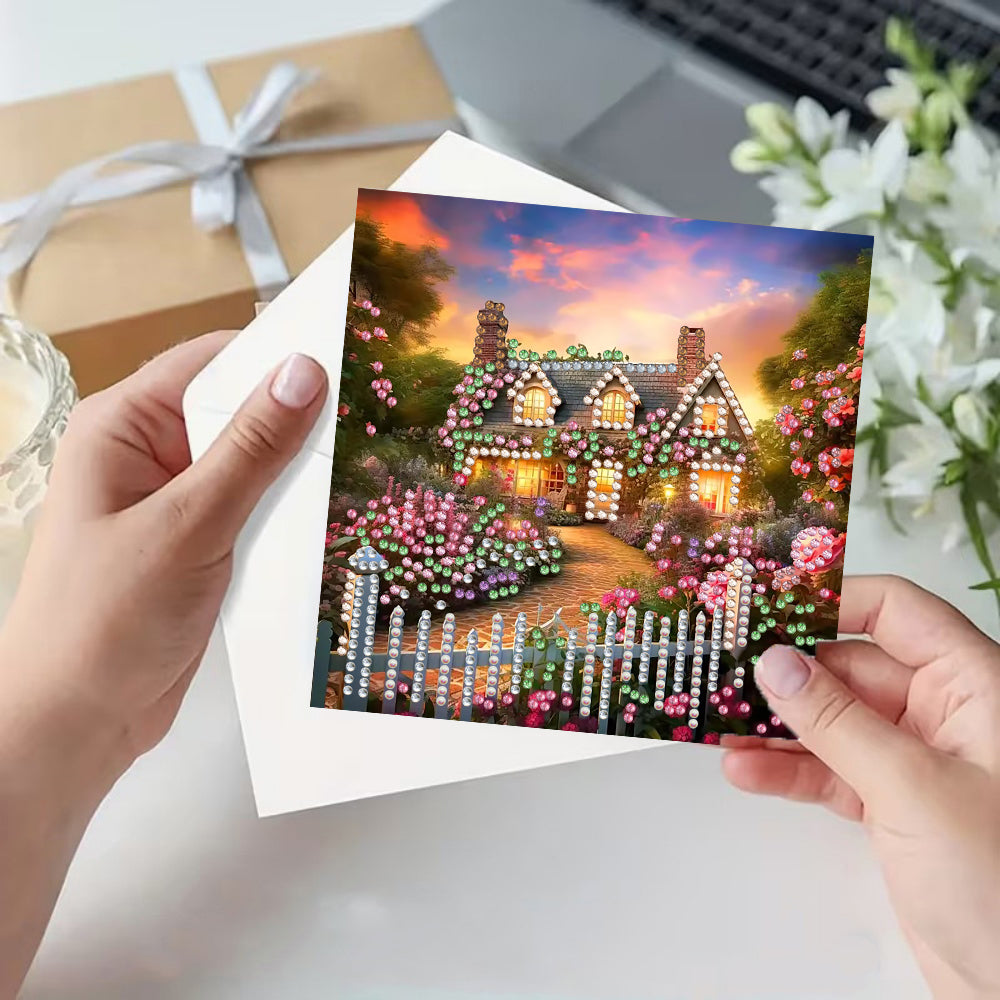 DIY Diamond Painting Geburtstagskarte
