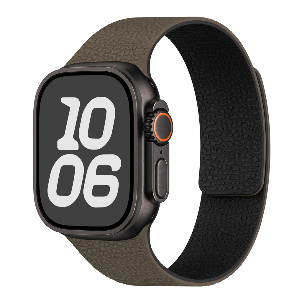 IwatchS10 Silikonarmband mit Litschi-Muster