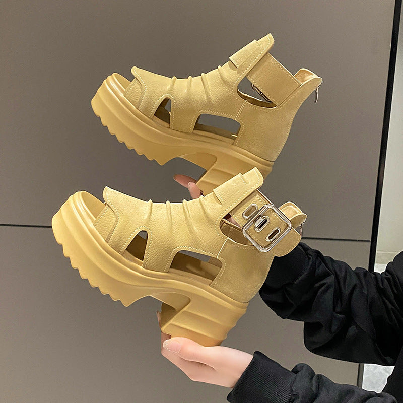 Plateau-Sandalen mit Chunky Heel – Bild 5 | LuxeStyle
