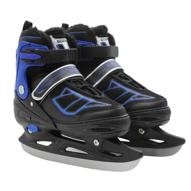 Kinder Schlittschuh-Schuhe mit Plüsch – Bild 3 | LuxeStyle