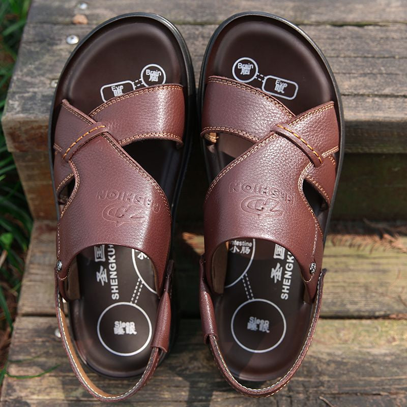 Herren Leder-Sandalen