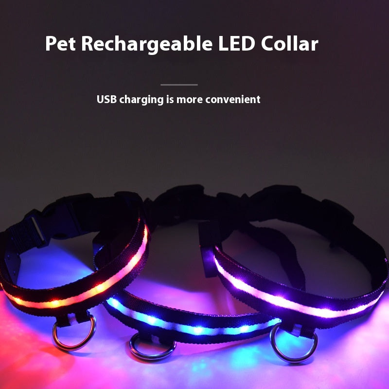 Leuchthalsband für Hunde mit LED-Beleuchtung – Bild 3 | LuxeStyle