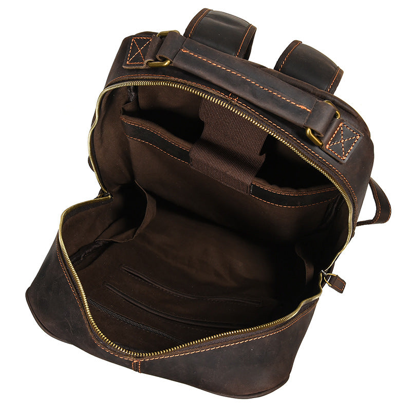 Lederrucksack mit Laptopfach – Bild 5 | LuxeStyle