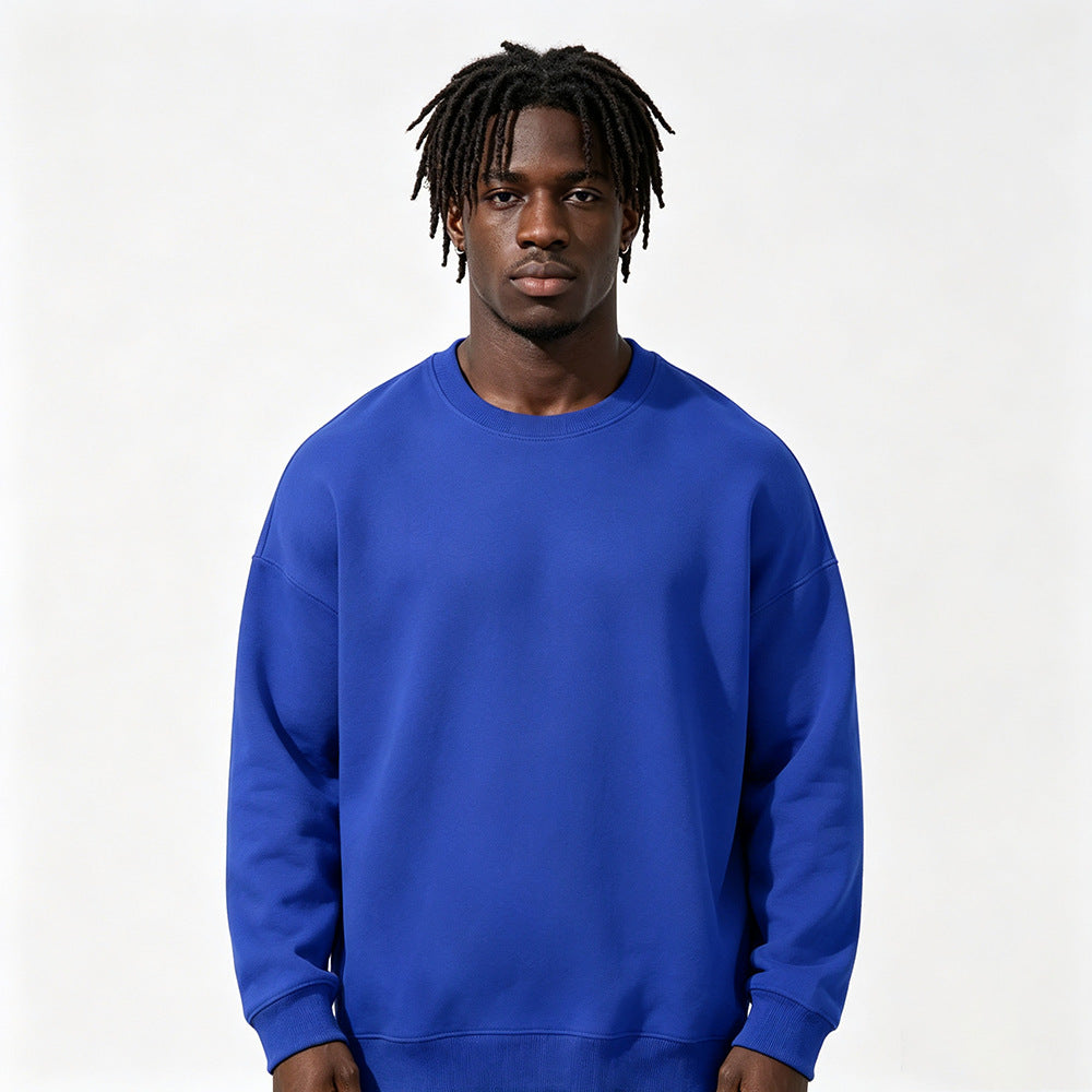 Gefüttertes extra-dickes Rundhals-Sweatshirt