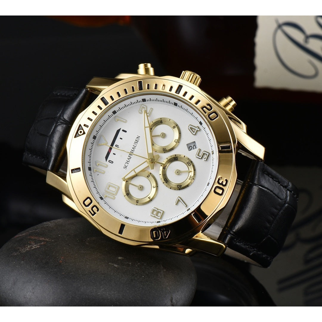 Herren Business Quarzuhr mit Chronograph