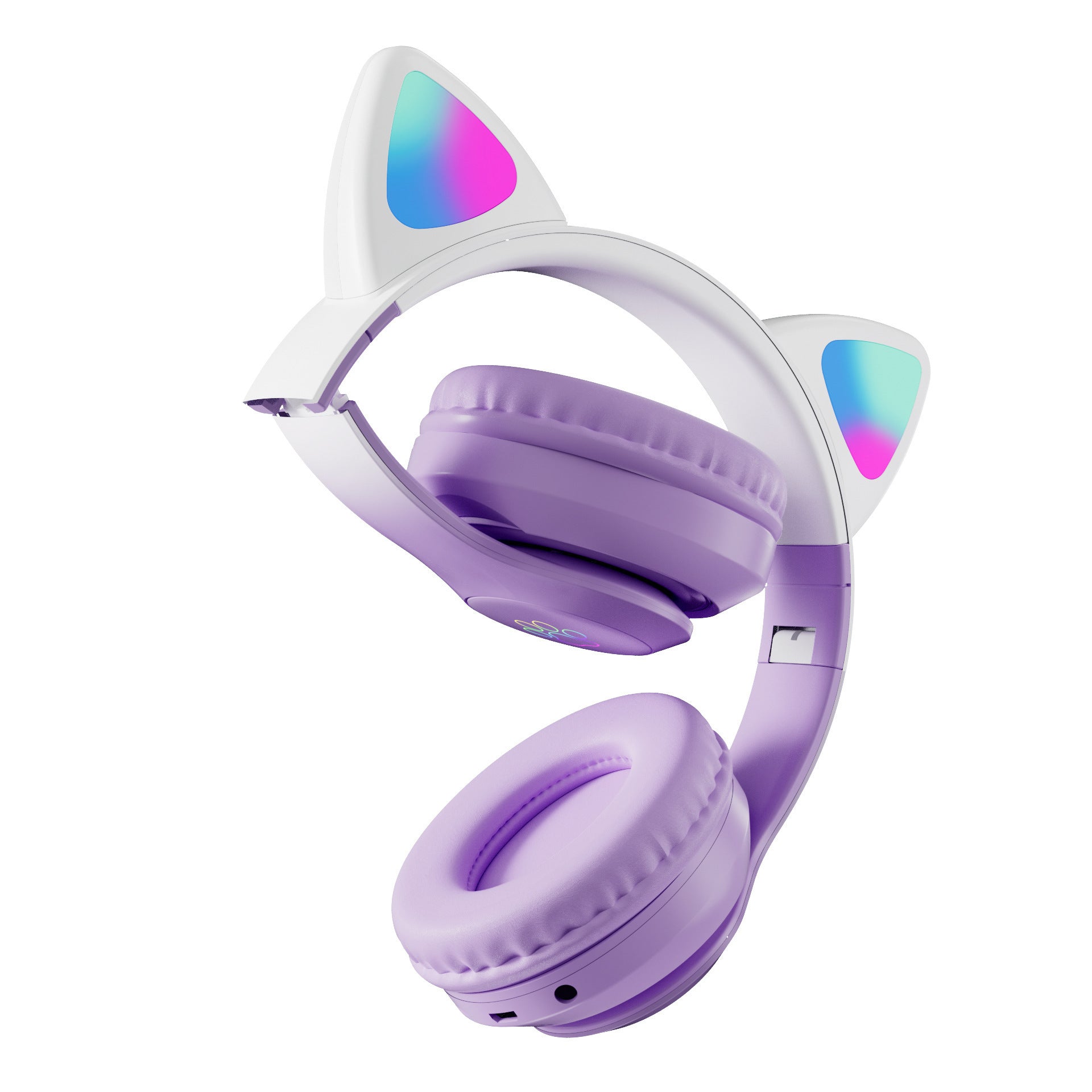 Faltbare Bluetooth-Kopfhörer mit Farbverlauf