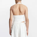 Ohne Träger Off-shoulder Hollow-out Weste