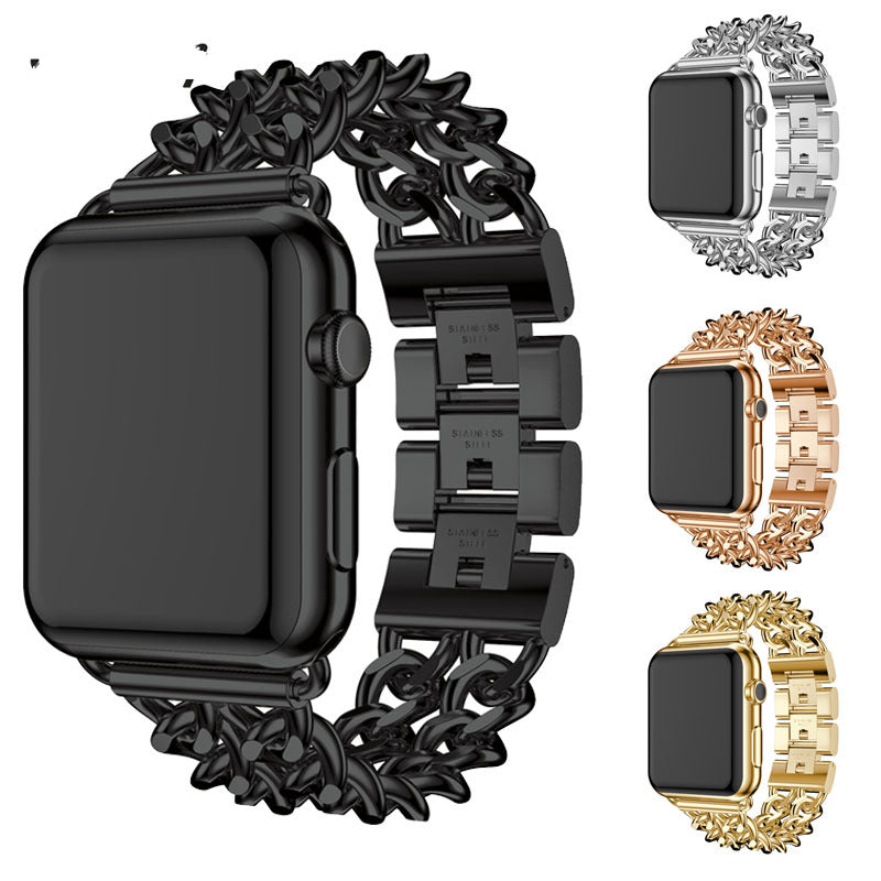 Denim Chain Metallarmband für Smartwatches | LuxeStyle