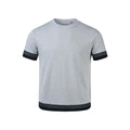 Loose-fit T-Shirt mit Rippbündchen – Bild 1 | LuxeStyle