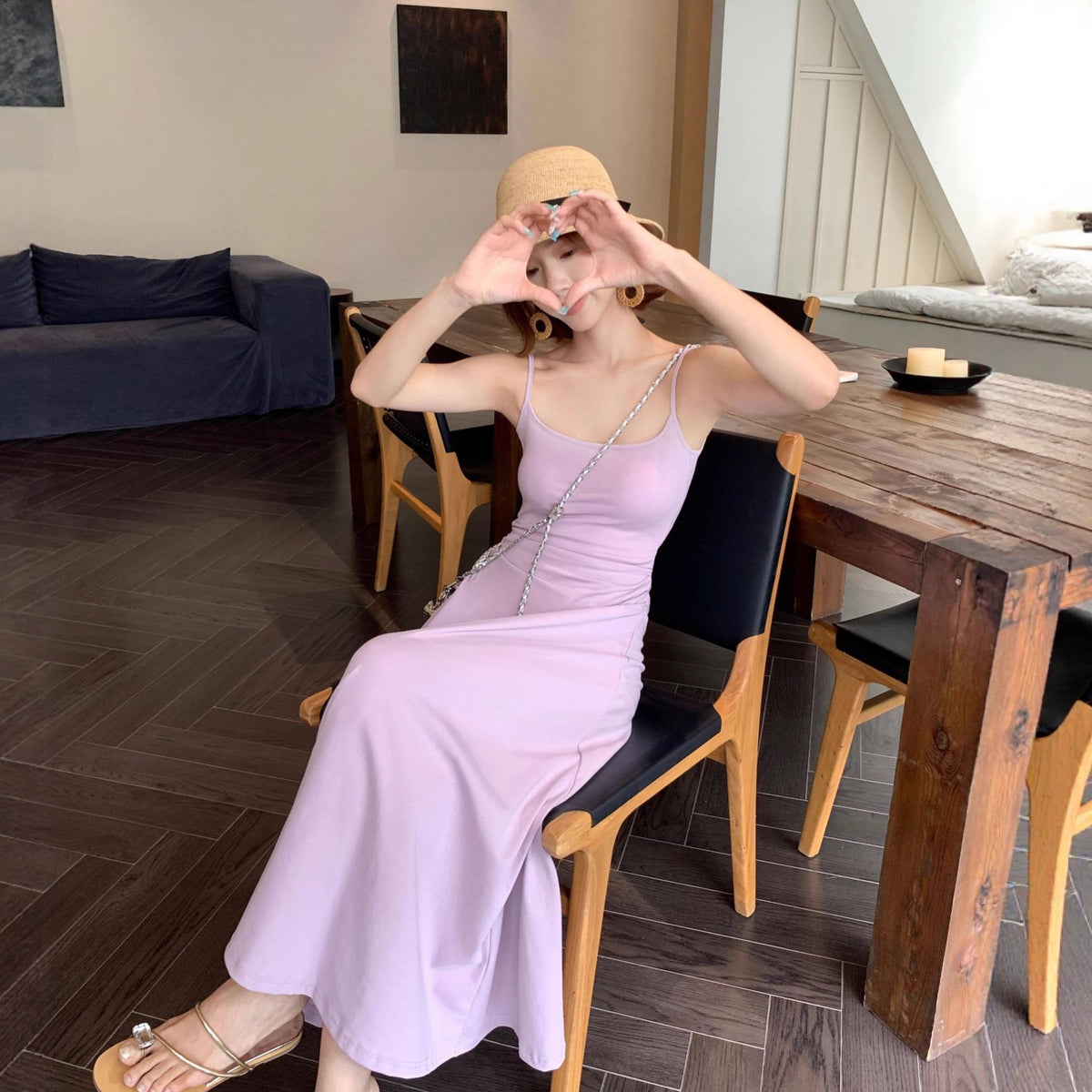 Sommerkleid mit Rückenschnürung – Bild 8 | LuxeStyle