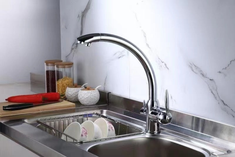 Kupfer Wasserhahn mit ausziehbarem Schlauch – Bild 17 | LuxeStyle