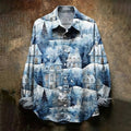 Herren-Langarmhemd mit Weihnachtsbaum-Muster – Bild 16 | LuxeStyle
