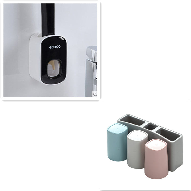Wandmontierter Zahnpasta-Dispenser