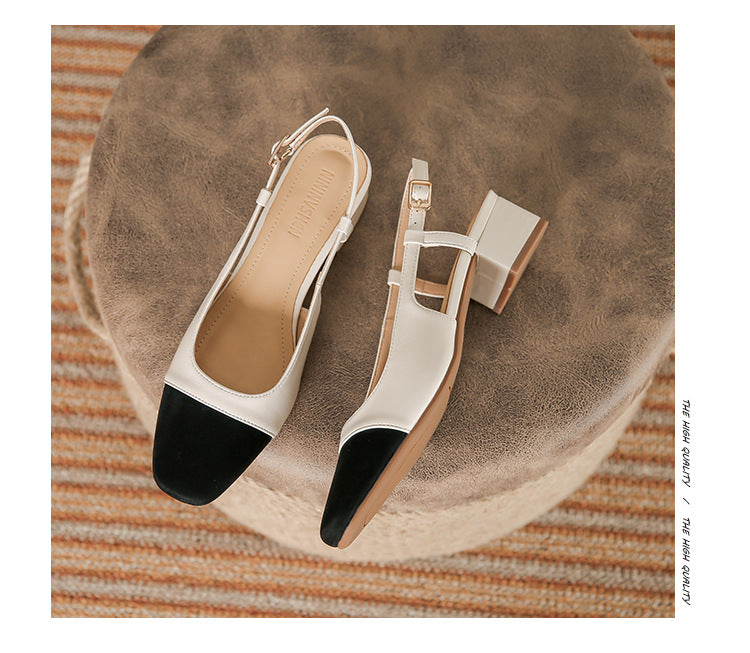 Chunky Heel French Style Damenschuhe – Bild 11 | LuxeStyle