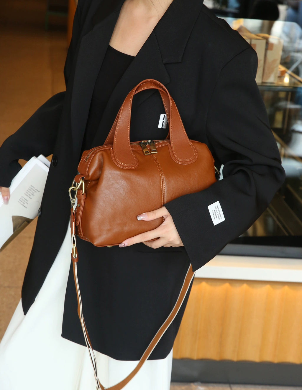 Leder-Tote