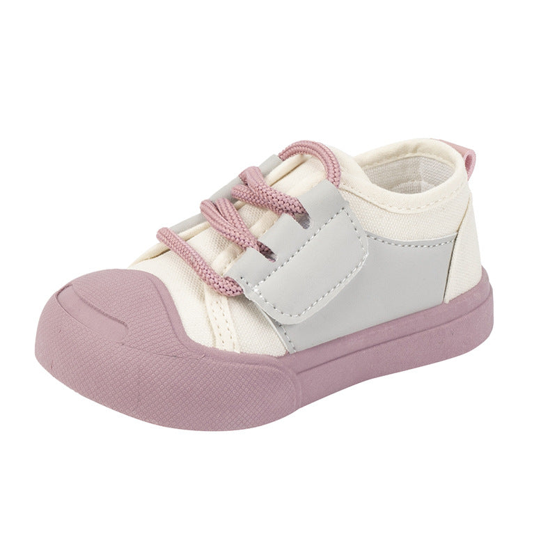 Dopamin-Farbige Canvas-Kinderschuhe