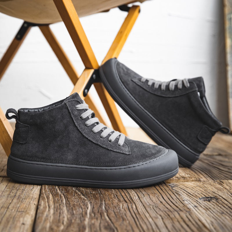 Lässige High-Top Leder Worker-Boots für Herren – Bild 10 | LuxeStyle