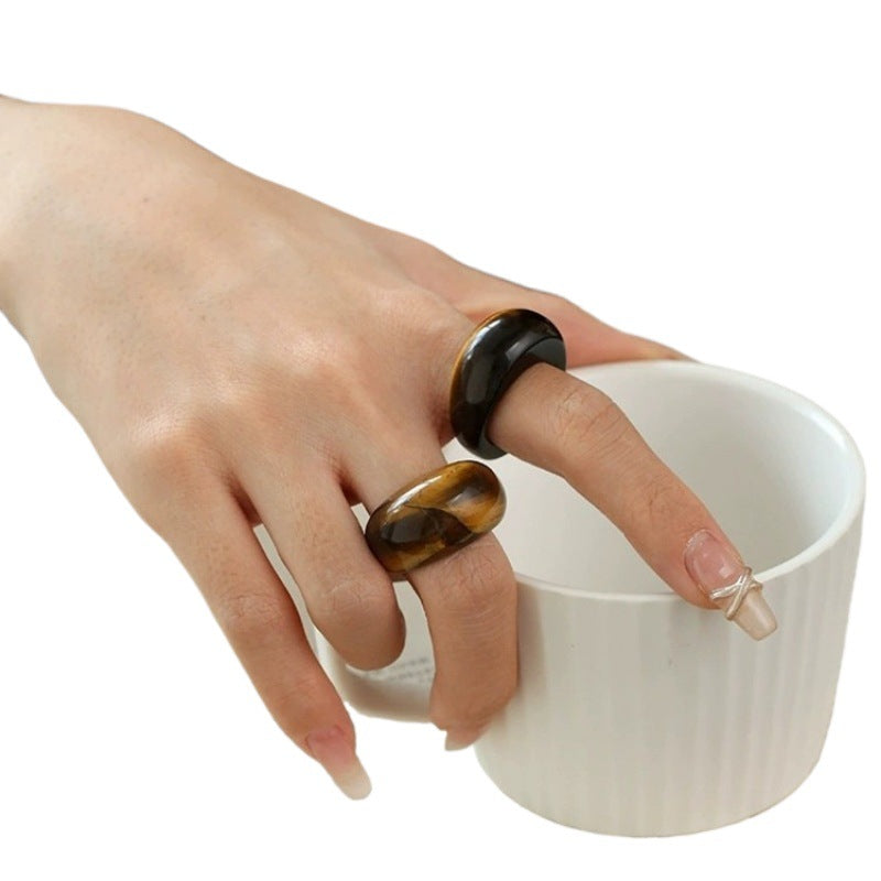 Naturstein-Ring im chinesischen Stil – Bild 2 | LuxeStyle