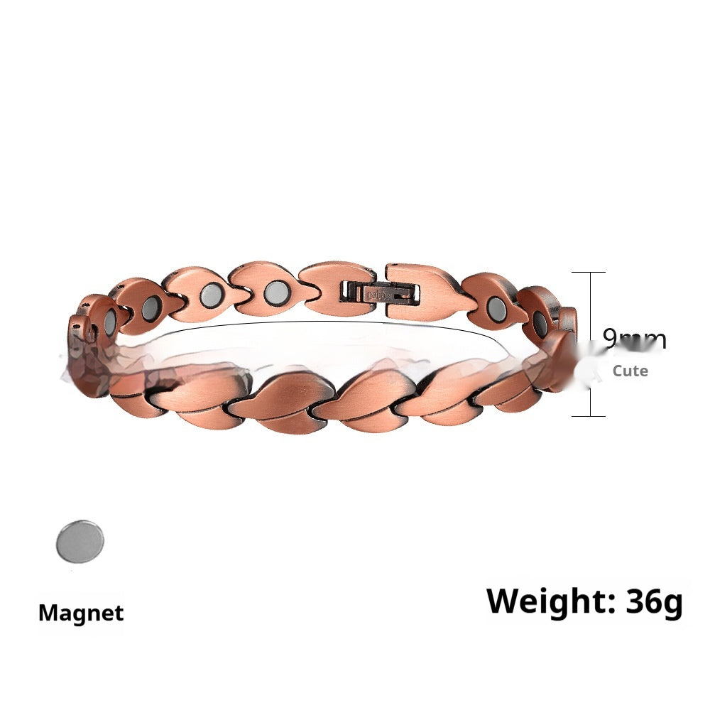 Kupferarmband mit Herz für Damen – Bild 2 | LuxeStyle