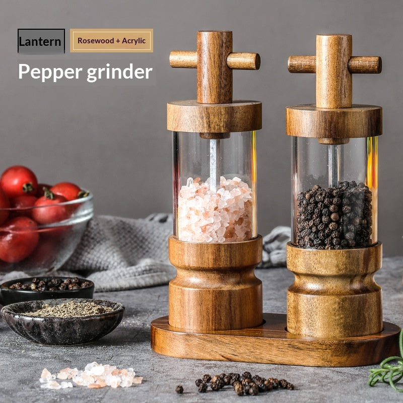 Acryl-Pfeffermühle transparent – Bild 2 | LuxeStyle