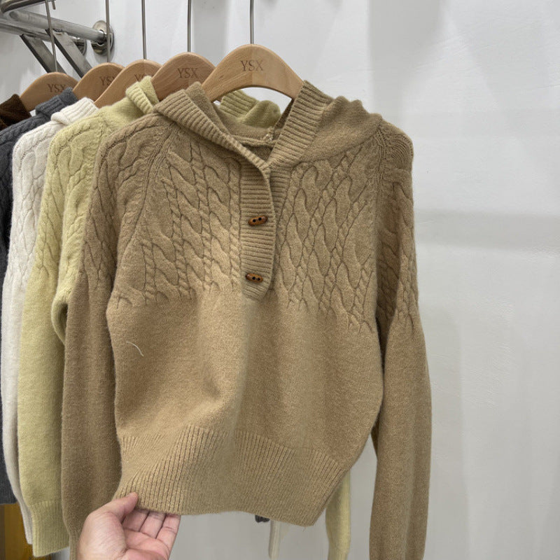 Kabelmuster-Pullover