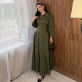 Gerades Kleid mit Langarm