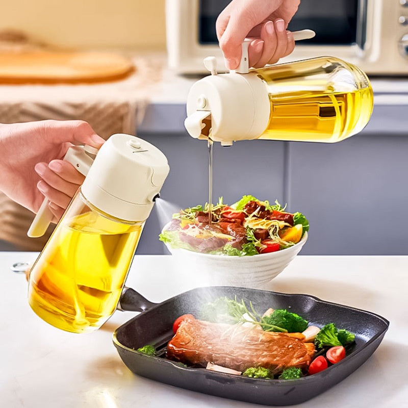 2-in-1 Öl-Sprühflasche für Küche & BBQ