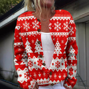 3D Digitaldruck Cardigan