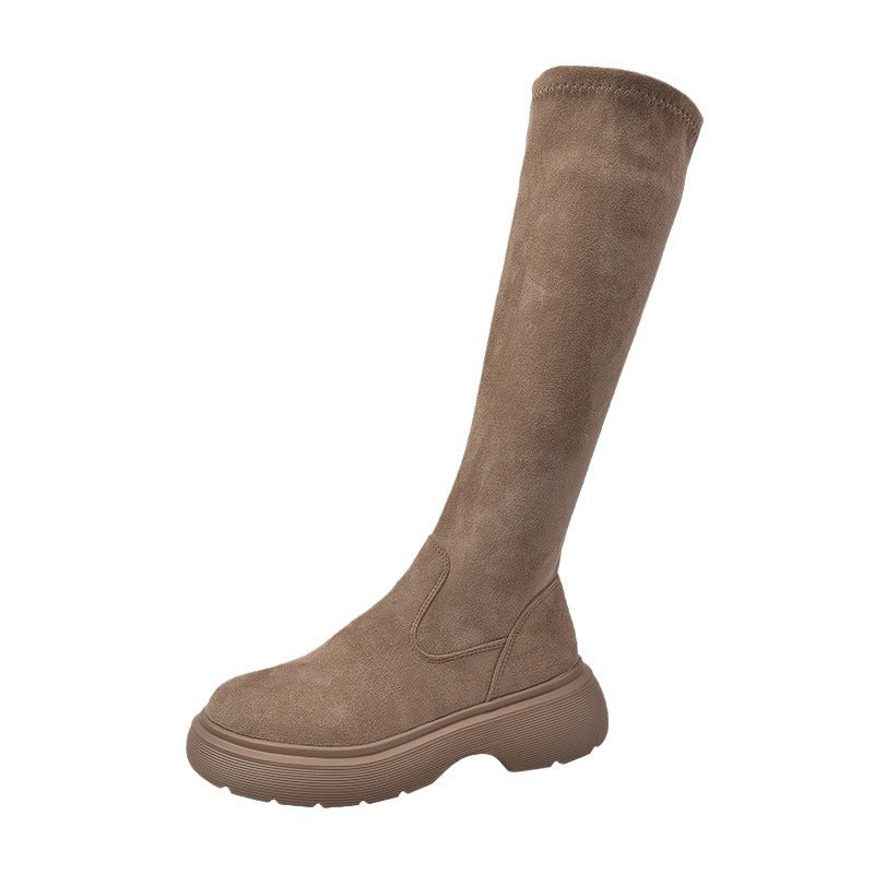 Modische Chunky-Boots aus Wildleder – Bild 2 | LuxeStyle