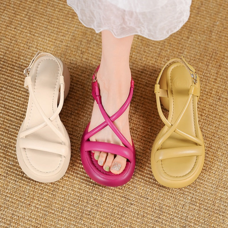 Sandalen mit Riemchen und Chunky-Absatz – Bild 5 | LuxeStyle