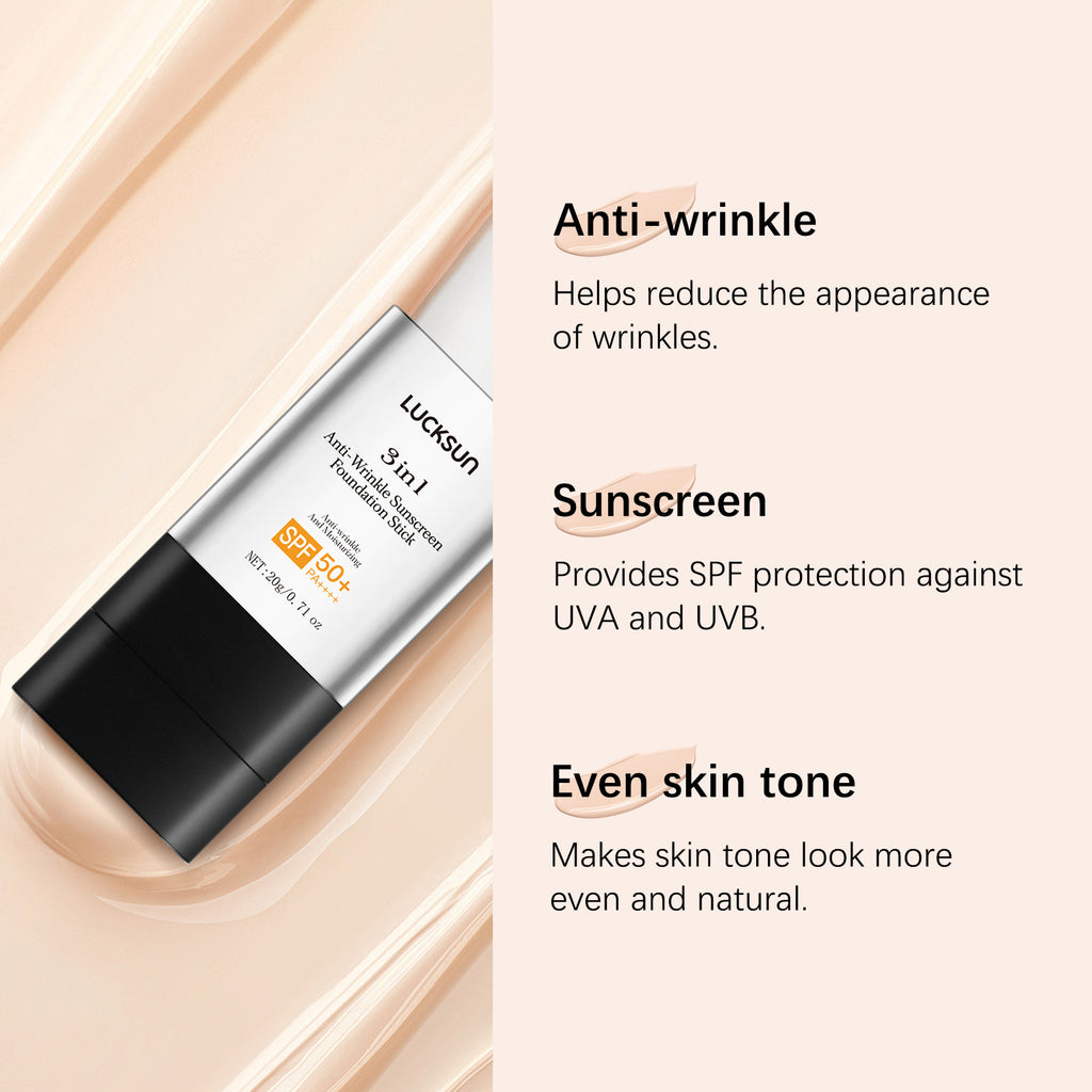 3-in-1 Anti-Falten Concealer & UV Foundation
