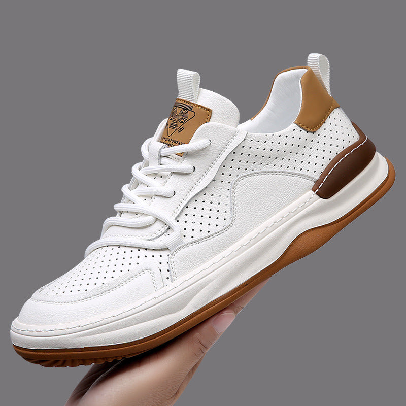 Herren-Sneaker aus Echtleder mit dicker Sohle – Bild 6 | LuxeStyle