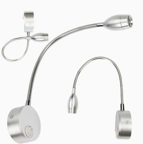Wandlampe im Schlauch-Stil mit minimalistischem LED-Spot – Bild 3 | LuxeStyle